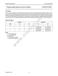 74HCT5555D Datasheet Page 7