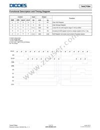 74HCT594S16-13 Datasheet Page 3