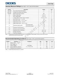 74HCT594S16-13 Datasheet Page 4