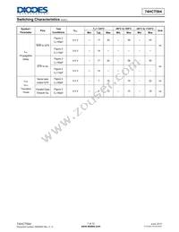 74HCT594S16-13 Datasheet Page 7