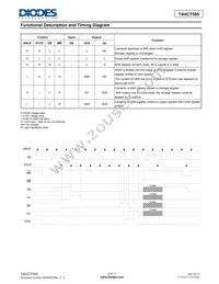 74HCT595T16-13 Datasheet Page 3