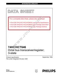 74HCT646N Datasheet Page 2