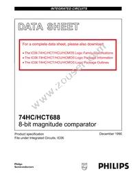 74HCT688DB Datasheet Page 2