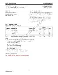 74HCT688DB Datasheet Page 3