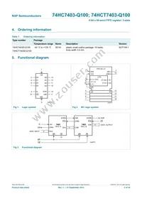 74HCT7403D-Q100 Datasheet Page 2