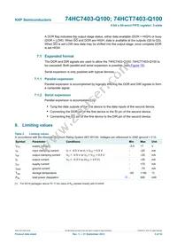 74HCT7403D-Q100 Datasheet Page 5