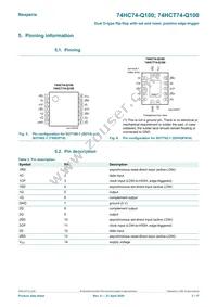 74HCT74BQ-Q100 Datasheet Page 3