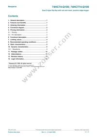 74HCT74BQ-Q100 Datasheet Page 17