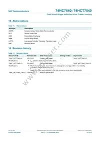 74HCT7540N Datasheet Page 13