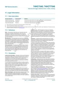 74HCT7540N Datasheet Page 14