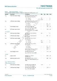 74HCT9046AN Datasheet Page 17