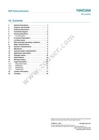 74HCU04N Datasheet Page 18