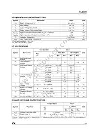 74LCX00TTR Datasheet Page 3