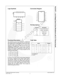 74LCX157SJX Datasheet Page 3