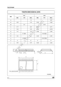 74LCX16240TTR Datasheet Page 8