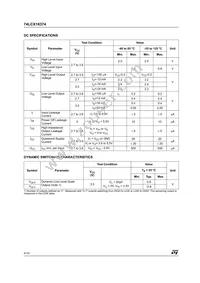 74LCX16374TTR Datasheet Page 4