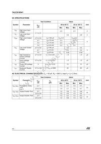 74LCX16541TTR Datasheet Page 4