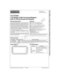 74LCX16646MTD Datasheet Page 2