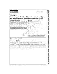 74LCX2244MTCX Datasheet Page 2