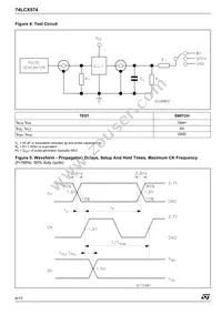 74LCX574TTR Datasheet Page 6