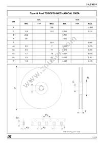 74LCX574TTR Datasheet Page 11