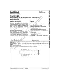 74LCXH16245GX Datasheet Cover