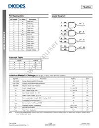 74LV00AT14-13 Datasheet Page 2