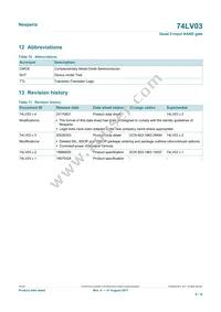 74LV03D Datasheet Page 9