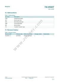 74LV04ATPWJ Datasheet Page 9