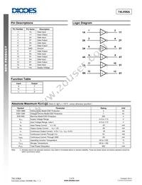 74LV06AT14-13 Datasheet Page 2