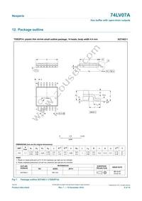 74LV07APWJ Datasheet Page 8