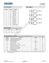 74LV08AT14-13 Datasheet Page 2