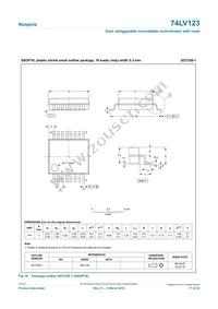 74LV123D/AUJ Datasheet Page 17