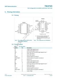 74LV123N Datasheet Page 5