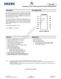 74LV132AT14-13 Datasheet Cover