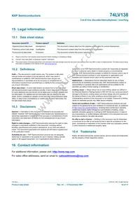 74LV138N Datasheet Page 16