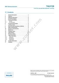 74LV138N Datasheet Page 17