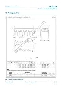 74LV139PW Datasheet Page 9