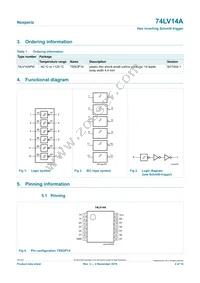 74LV14APWJ Datasheet Page 2