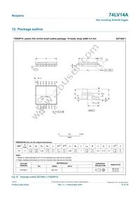 74LV14APWJ Datasheet Page 10