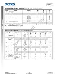 74LV14AS14-13 Datasheet Page 3
