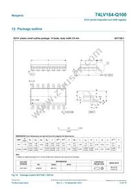 74LV164BQ-Q100X Datasheet Page 13