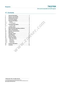 74LV164DB Datasheet Page 18