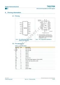 74LV164N Datasheet Page 4