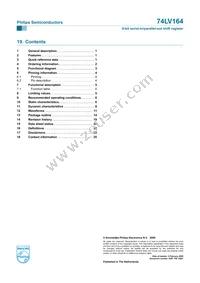 74LV164N Datasheet Page 21