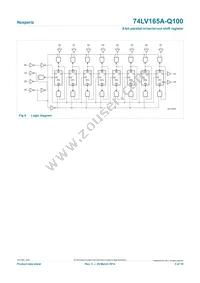 74LV165APW-Q100J Datasheet Page 3