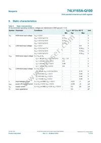 74LV165APW-Q100J Datasheet Page 7
