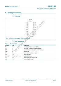 74LV165N Datasheet Page 4