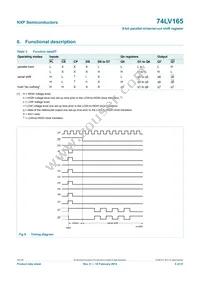 74LV165N Datasheet Page 5