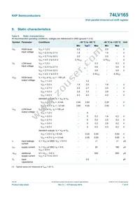 74LV165N Datasheet Page 7